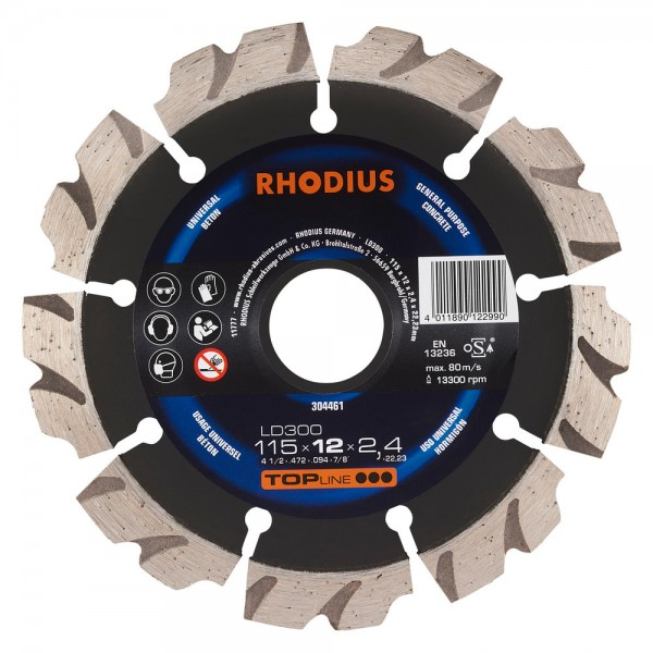 Rhodius 304461 Diamant Trennscheibe 115mm