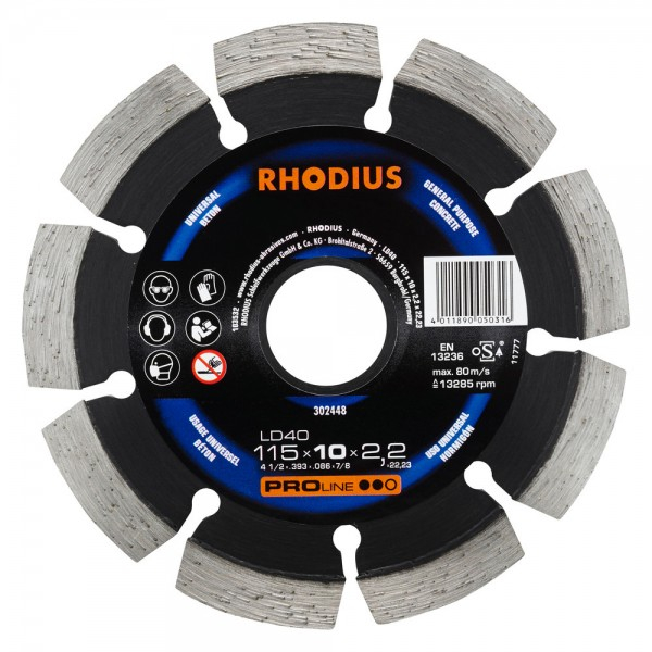Rhodius LD40 Diamant Trennscheibe 115mm