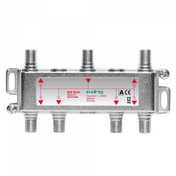 Axing SVE 60-01 6-fach SAT Verteiler